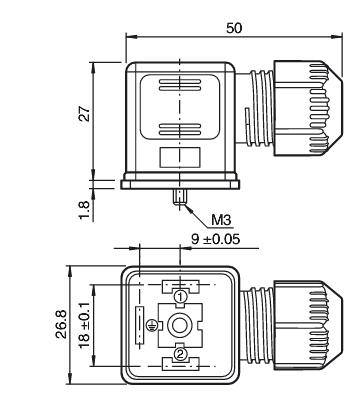 阀门连接器 VMA-2+P