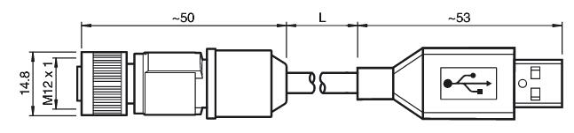 适配器电缆 V1-G-2M-PVC-USBA