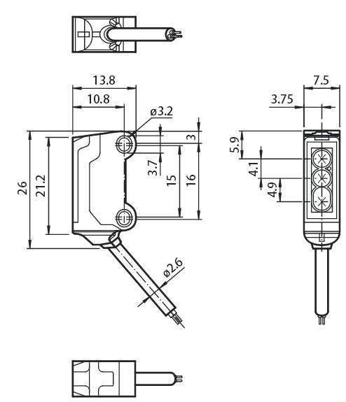 反射板型光电传感器 OBR2000-R3-E0-L