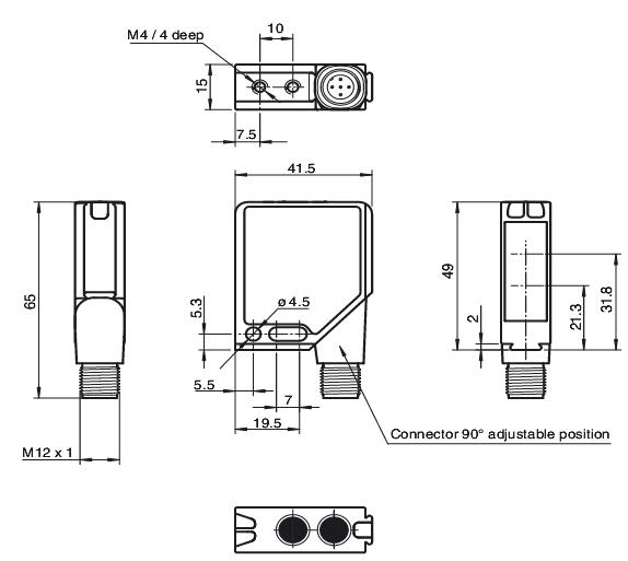 对射型安全光电开关 SLA12-LAS-T/124