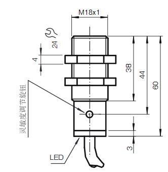 反射板型光电传感器 OBS4000-18GM60-E5