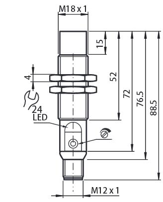 电容式传感器 CBN15-18GS75-E2-V1