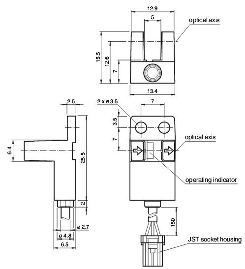 光电槽型传感器 GL5-Y/25/45a/115e