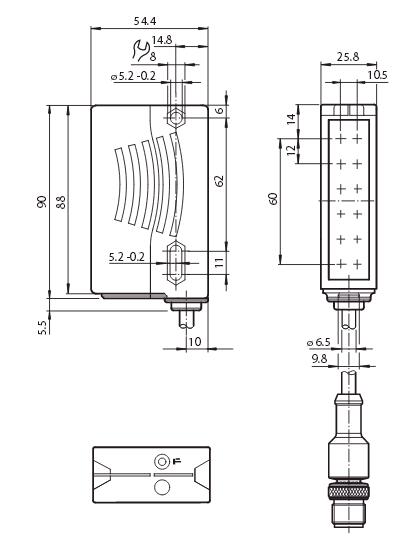 反射区域传感器 RLG28-55/40a/115b/136