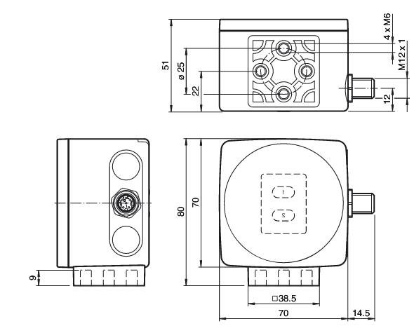 光学读码器 PCV100B-F200-R4-V15