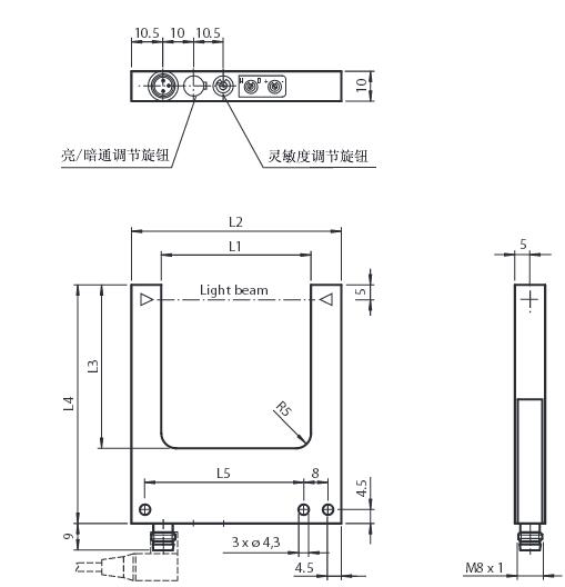 槽型光电传感器 GL30-IR/32/40a/98a
