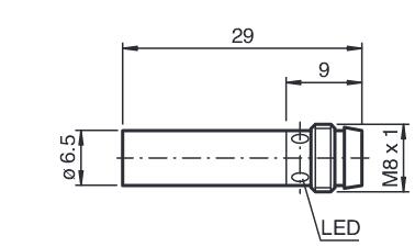 电感式传感器 NBB1，5-6，5S20-E2-V3