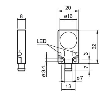 电容式传感器 CBN5-F104M-E2-V3R