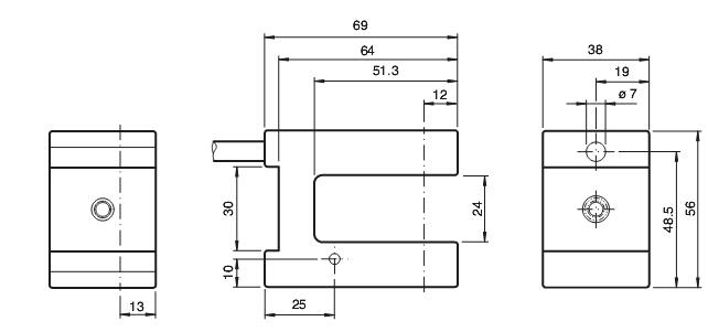 光电槽型传感器 GL-ES-IR-5754/115/127