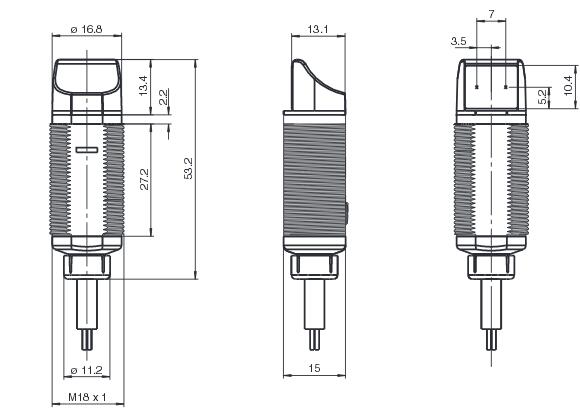 反射板型光电传感器 GLV18-55-S/59/102/115