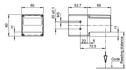 固定代码阅读器 ODT-MAC401-LD-RD-MC