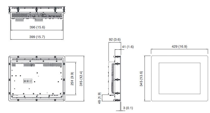 工业监视器 VisuNet RM8215