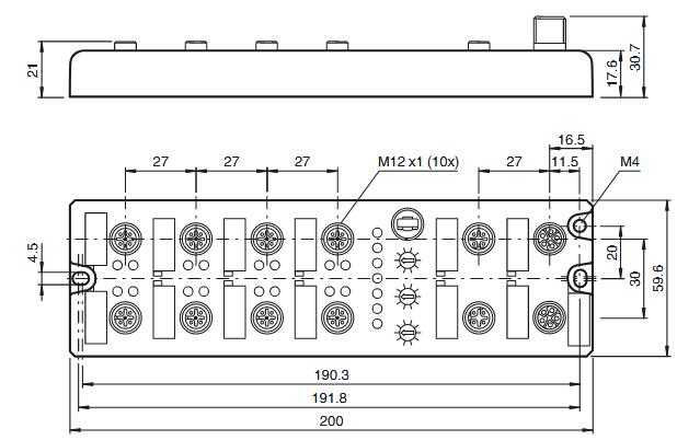 以太网IO模块 ICE1-16DI-G60L-V1D