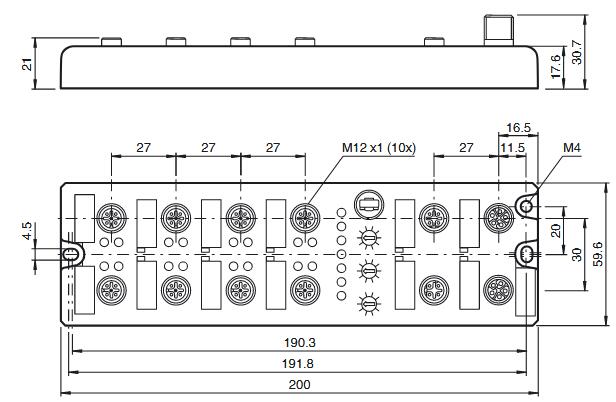 以太网IO模块 ICE1-8DI8DO-G60L-V1D