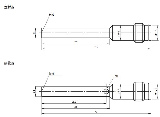 对射型光电传感器 KS9/KSE9/59/98a/102