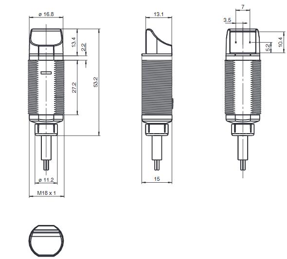 反射板型光电传感器 GLV18-6-S/59/102/115