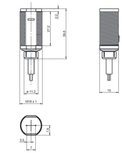 反射板型光电传感器 GLV18-6/115/120