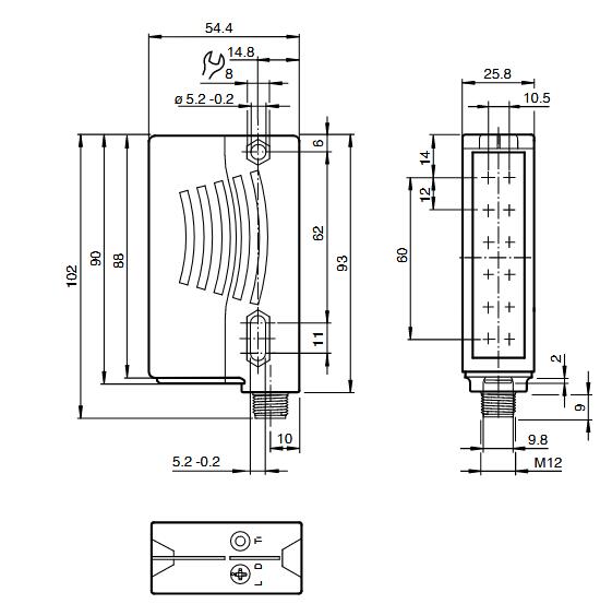 反射区域传感器 RLG28-55/40a/73c/136