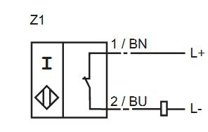 电感式传感器 NBB1，5-8GM40-Z1