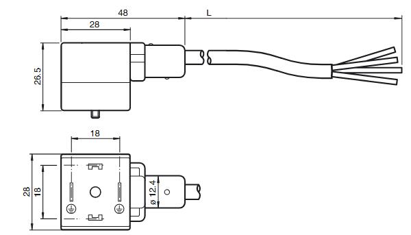 阀门连接器 VMA-2+P/A-20M-PUR