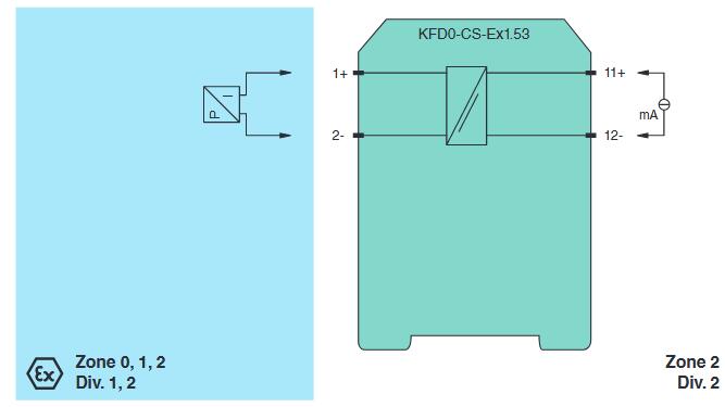 模拟量输出安全栅 KFD0-CS-Ex1.53