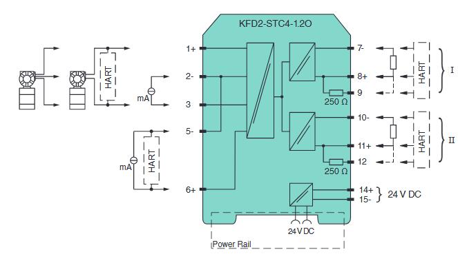 模拟量输入信号调节器 KFD2-STC4-1.2O