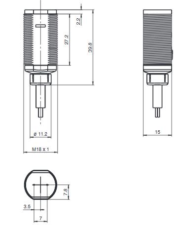 反射板型光电传感器 GLV18-6/59/102/115