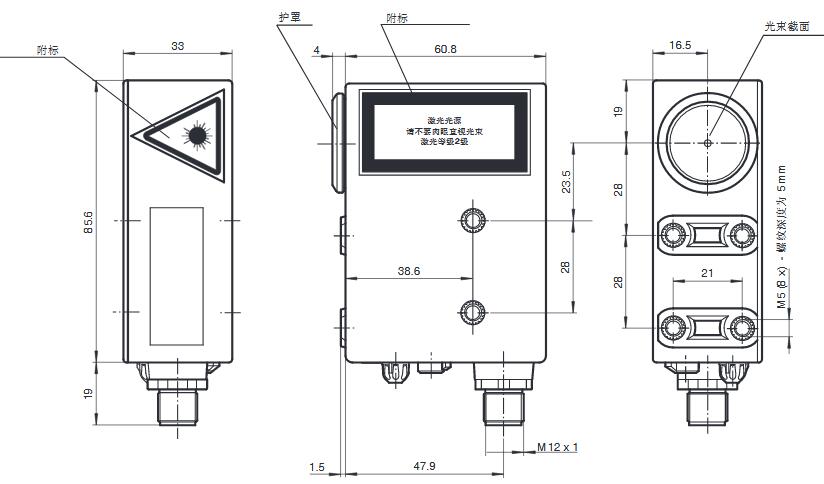 色标对比度传感器 DK10-LAS/9S20