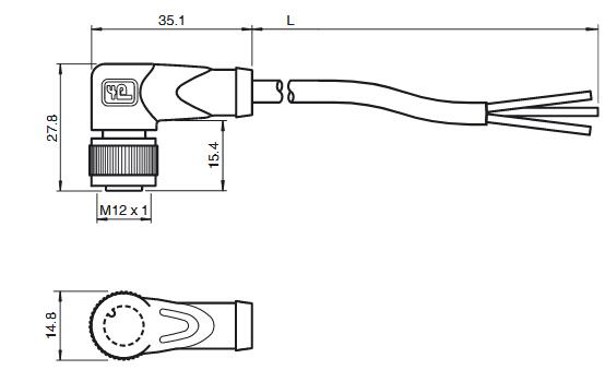 内螺纹连接器 V1-W-E2-5M-PVC