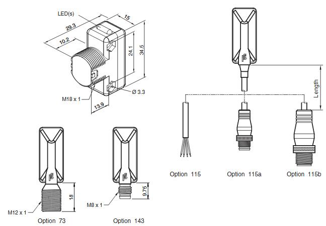 光纤传感器 ML17-LL-K/73/136