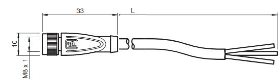 电缆连接器 V3-GM-2M-PUR