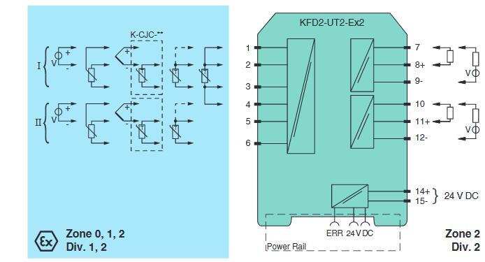 通用温度转换器 KFD2-UT2-Ex2