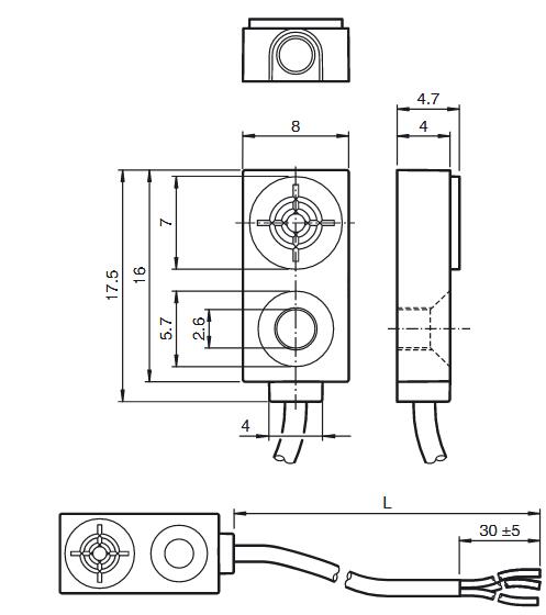 电感式传感器 NBB1，5-F79-E0-5M