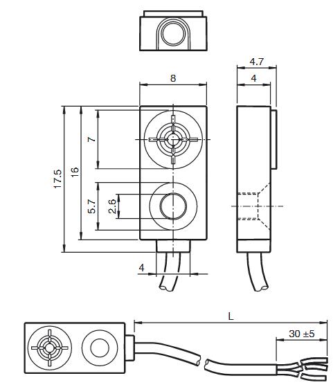 电感式传感器 NBB1，5-F79-E2-2M