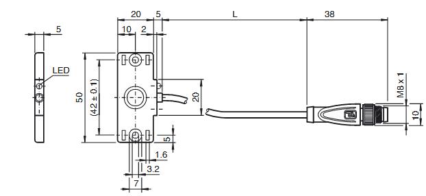 电容式传感器 CBN10-F46-E2-0，4M-V3