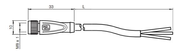 电缆连接器 V3-GM-2M-PVC