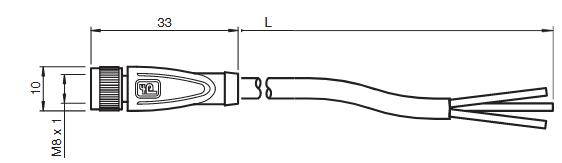 电缆连接器 V3-GM-5M-PVC