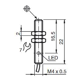 电感式传感器 NBB1-4GM22-E0