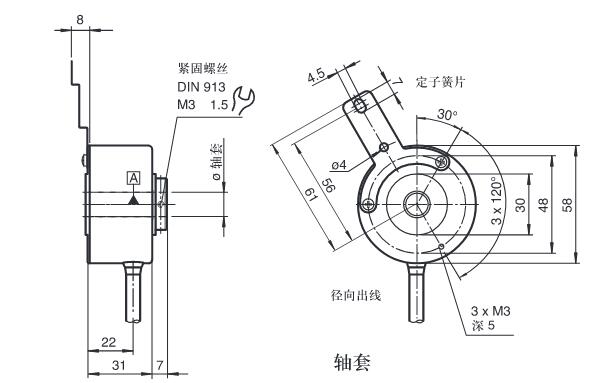 增量型旋转编码器 THI58N