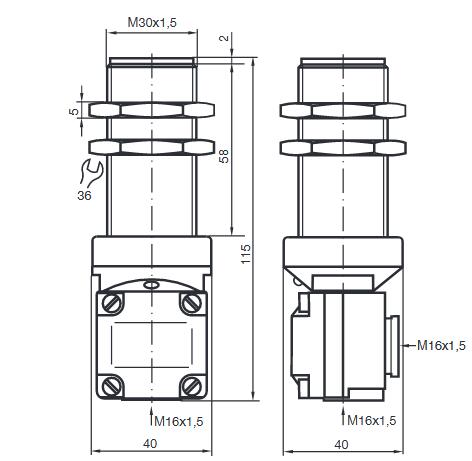 电感式传感器 NBB10-30GKK-WS