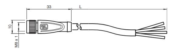 内螺纹连接器 V31-GM-10M-PUR