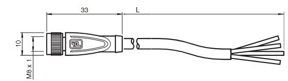 内螺纹连接器 V31-GM-10M-PVC