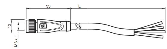 内螺纹连接器 V31-GM-2M-PUR