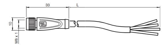 内螺纹连接器 V31-GM-5M-PUR