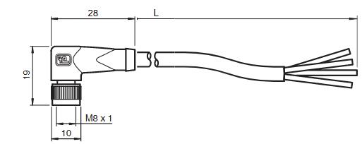 内螺纹连接器 V31-WM-5M-PUR