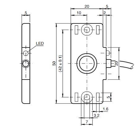电容式传感器 CBN5-F46-E2-10M