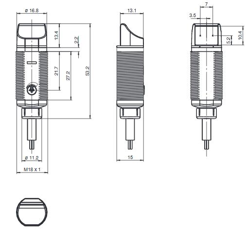 漫反射型传感器 GLV18-8-400-S/115/120