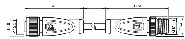 电缆连接器 V1-G-0，3M-PUR-V1-G