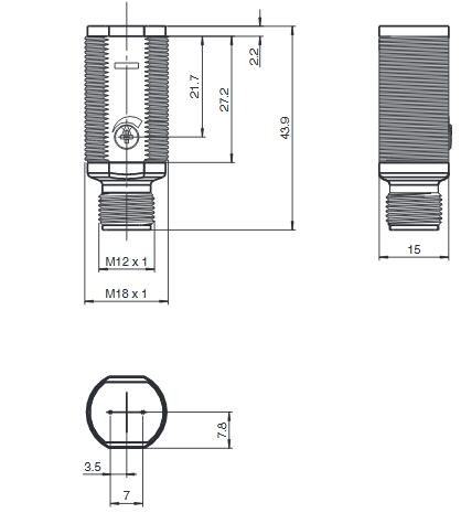 漫反射型传感器 GLV18-8-450/59/103/159