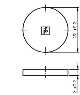 RFID应答器 IQC22-22-T9 50pcs